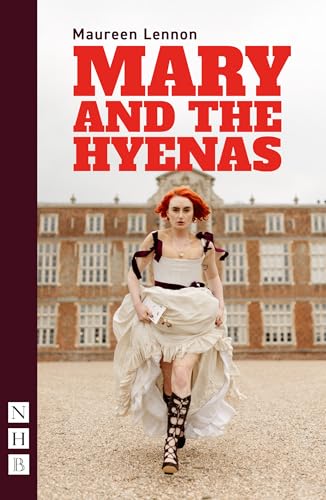 Book cover: woman in a white dress stands before a large building.