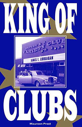 Book cover: "King of Clubs" with a vintage car and theatre image.