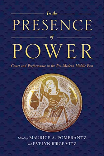 Book cover: “In the Presence of Power” with gold-detailed ceramic image.