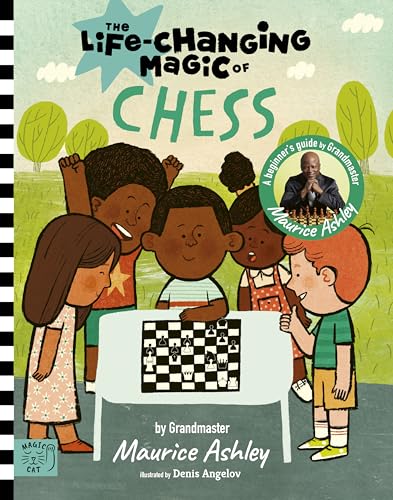 Book cover featuring five children playing chess with an inset photo of Maurice Ashley.