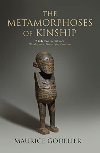 Book cover featuring a carved wooden figure and title "The Metamorphoses of Kinship".