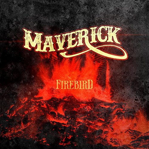 CD cover for Maverick’s “Firebird” featuring a fiery bird graphic.