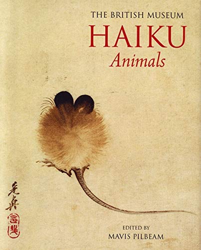 Book cover: "Haiku Animals" with a botanical illustration of a mouse.