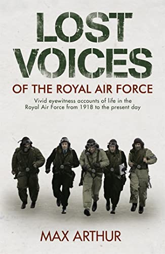 Book cover: "Lost Voices of The Royal Air Force" with WWII pilots.