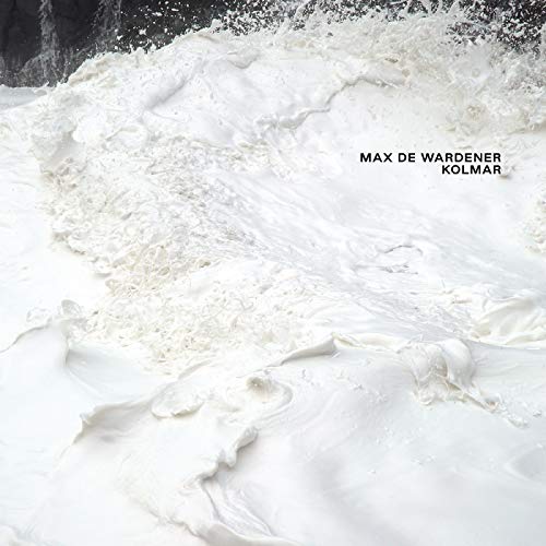 "Vinyl record cover with white wave pattern and artist name 'Max De Wardener Kolmar'."