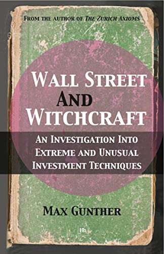 Book cover: "Wall Street and Witchcraft" by Max Gunther, green and purple.