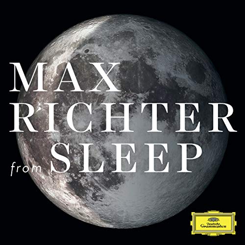 Album cover for Max Richter’s “From Sleep” featuring a moon image.