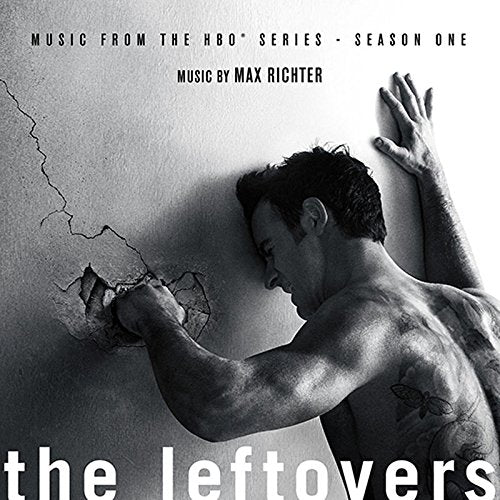 CD cover for "The Leftovers" soundtrack featuring a man and cracked wall.