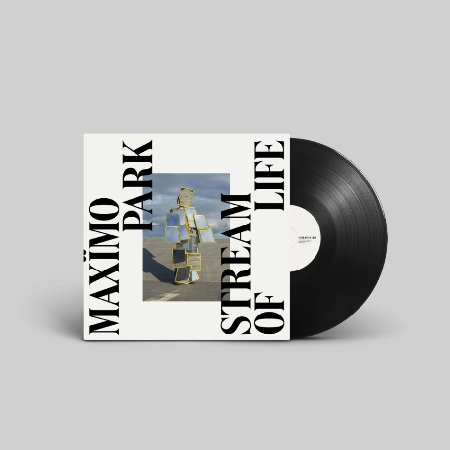 Maxïmo Park “Stream of Life” vinyl record with abstract cover art.