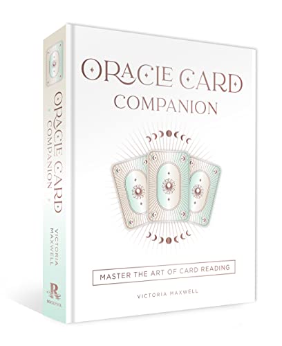 White book cover with title "Oracle Card Companion" and card imagery.