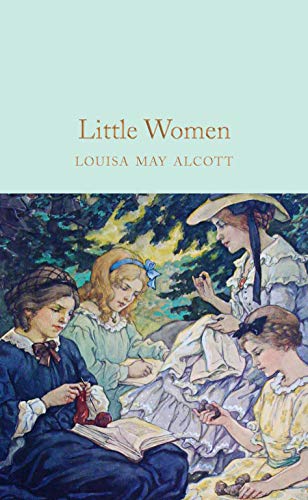 Book cover of Little Women by Louisa May Alcott featuring an illustration of four women.