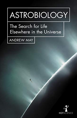 Book cover with “Astrobiology” title and a space scene background.