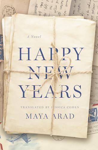 Book cover with the title "Happy New Years" in dark blue lettering.
