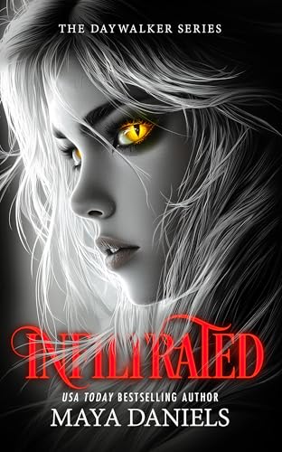 Book cover featuring a woman with long white hair and glowing yellow eyes.