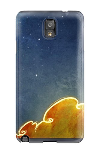 Phone case with a dark blue and yellow abstract, swirling design.