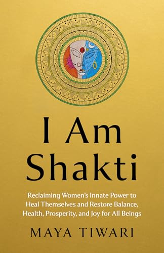 Book cover with a circular design and bold title "I Am Shakti".