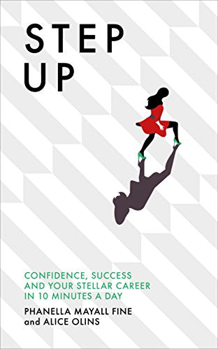 Book cover with a silhouetted figure climbing an abstract staircase.