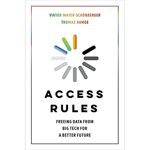 Book cover with abstract colorful burst graphic and bold black text.