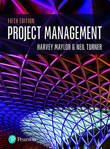 Book cover for “Project Management” fifth edition, with abstract architectural design.