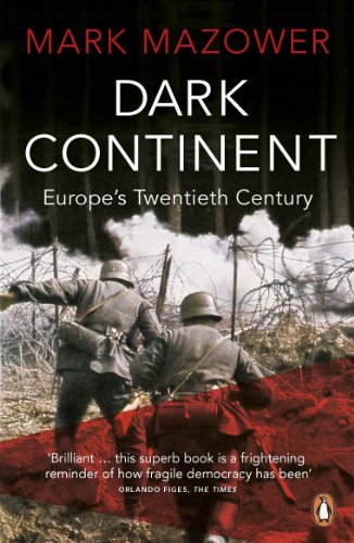 Book cover: "Dark Continent," depicting World War I soldiers in trenches.