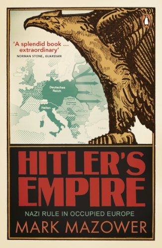 Book cover: eagle above a map of Europe, title "Hitler's Empire.