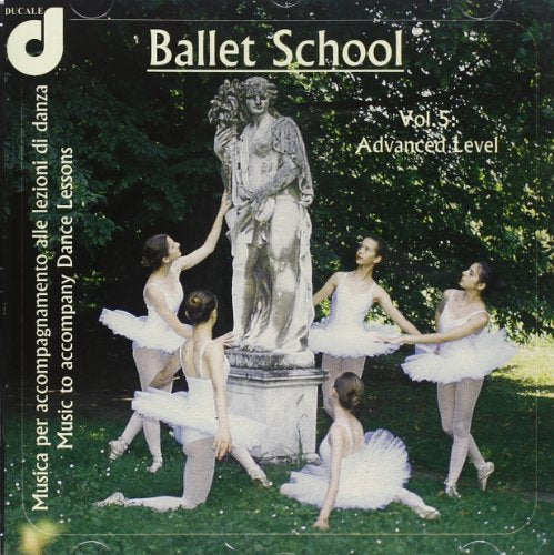 CD cover: Ballerinas in white tutus around a classical statue.