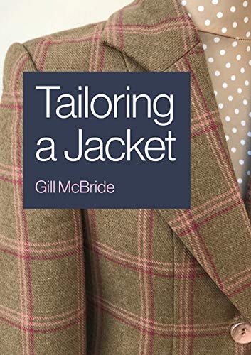Book cover for “Tailoring a Jacket” with a plaid jacket detail.