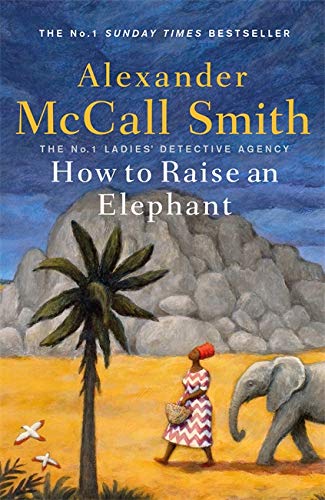 Book cover: woman with elephant in a savanna landscape.