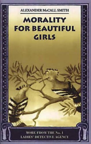 Book cover: "Morality for Beautiful Girls" with bird illustration.
