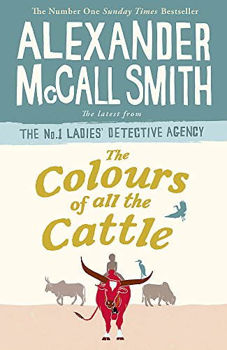 Book cover with red cattle, silhouetted rider, and yellow title text.