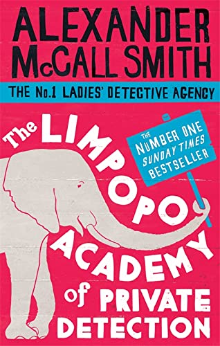 Book cover featuring an elephant and bold red text: "The Limpopo Academy...