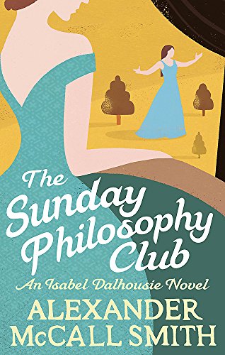 Book cover with illustrated women and trees, title "The Sunday Philosophy Club".