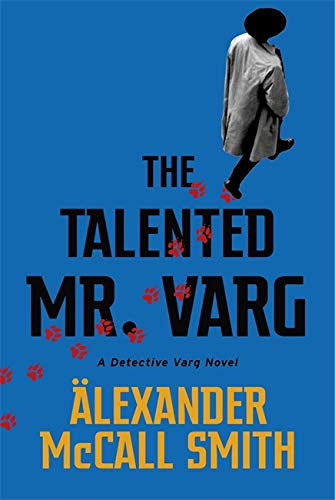 Book cover: “The Talented Mr. Varg” by Alexander McCall Smith, with a silhouetted figure.