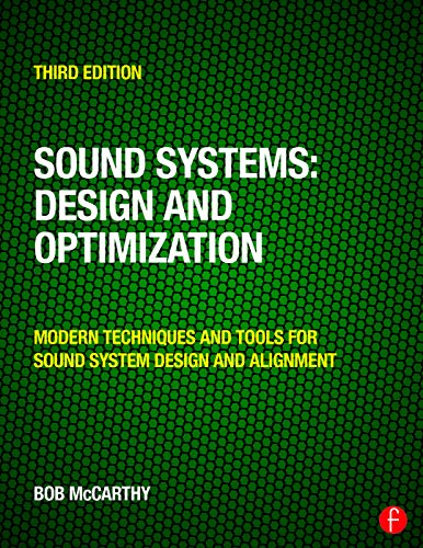 Green book cover with white text: "Sound Systems: Design and Optimization.