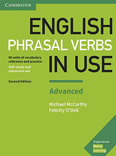 Green cover of “English Phrasal Verbs in Use Advanced” textbook.