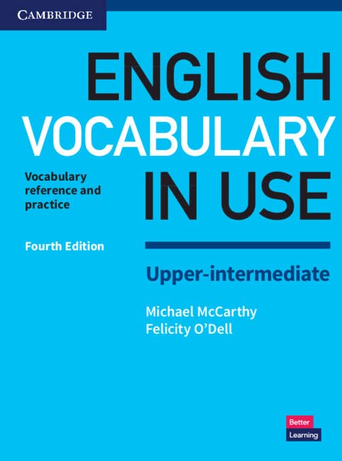 Front cover of English Vocabulary in Use Upper-Intermediate textbook by Cambridge University Press.