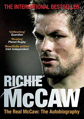 Book cover featuring a close-up portrait of Richie McCaw with bold white text overlay.