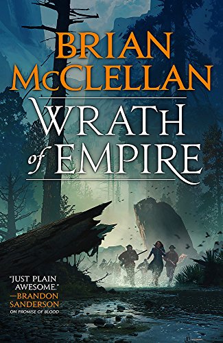 Book cover for Wrath of Empire showing soldiers running through a misty forest stream.