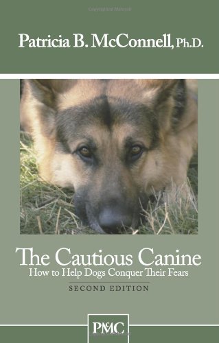Book cover featuring a German Shepherd and title "The Cautious Canine".