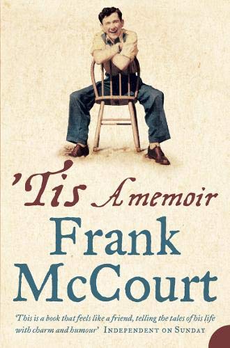 Book cover showing a man sitting on a wooden chair against a tan background.