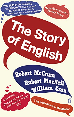 Book cover: "The Story of English" by Robert McCrum, Robert MacNeil, William Cran.
