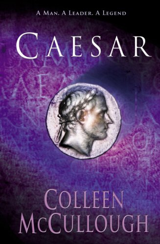 Book cover: "Caesar" by Colleen McCullough, featuring a Roman portrait.