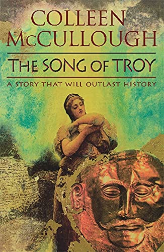 Book cover for “The Song of Troy” featuring a classical sculpture.