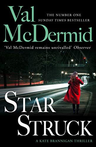 Book cover: woman in red coat on a dark, wet road.