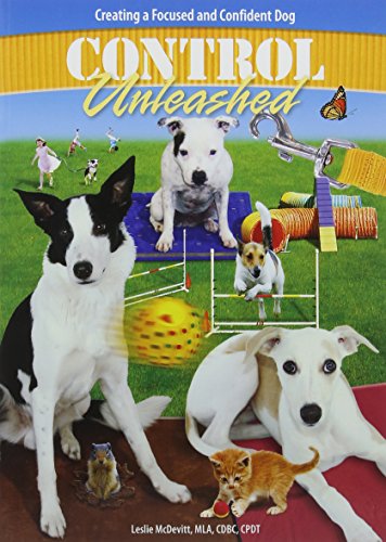 Book cover featuring several dogs, a kitten, and agility equipment on a grassy field.