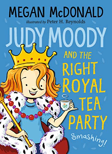 Book cover featuring a girl with red hair wearing a crown and royal robes.