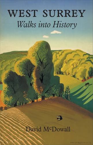 Book cover: rolling hills, trees, and fields with text “West Surrey”.