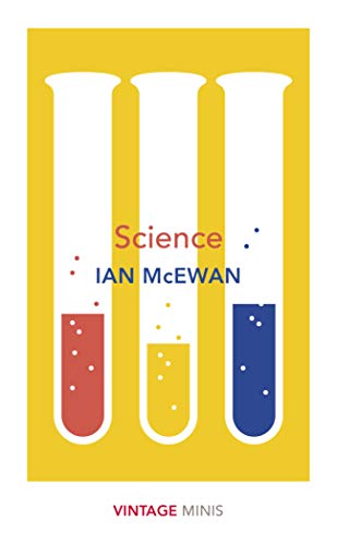 Yellow book cover with three test tubes and the title "Science.