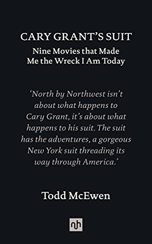 Book cover: "Cary Grant's Suit" with white text on a black background.
