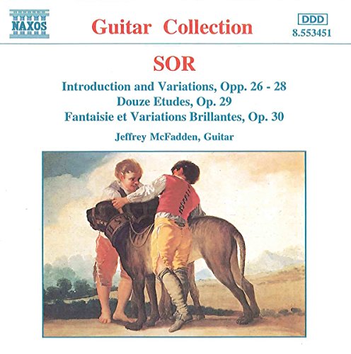 CD cover featuring a painting of boys with a donkey, guitar music.